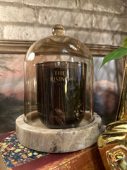 Glass Cloche & Marble Base