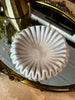 Miniature Marble Ruffle Dish