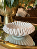 Miniature Marble Ruffle Dish